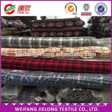 high quality 100% cotton yarn dyed flannel fabric for shirt with ready bulk yarn dyed flannel fabric with construction